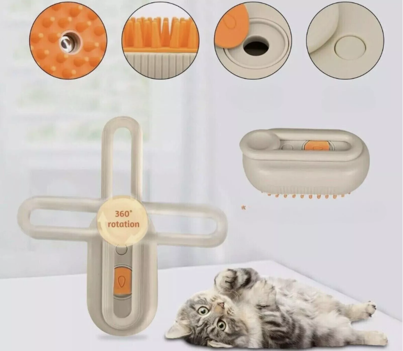 Pettine Autopulente per Cani e Gatti – ZampettaPulita™